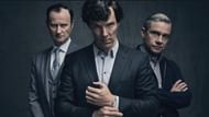 Mycroft Holmes with Sherlock and Watson (Image via BBC)